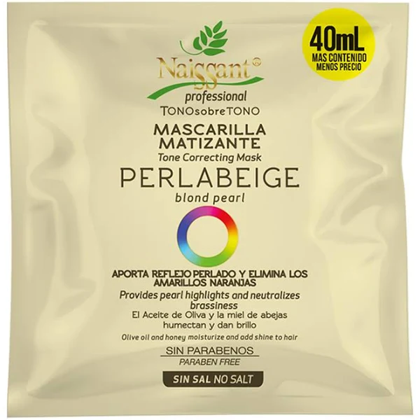 Tono sobre tono  Mascarilla Matizante PerlaBeige Naissant 40 ml